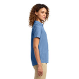 Port & Co™ Women's Short Sleeve Value Denim Shirt