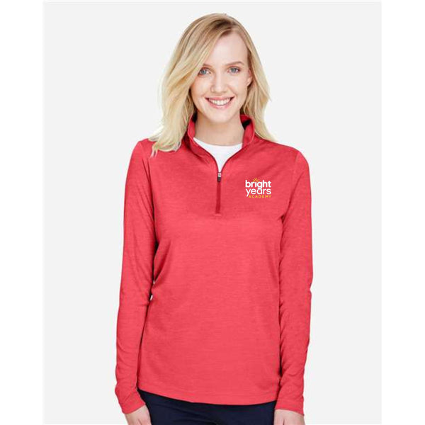 Women's Zone Sonic Heather Performance Quarter-Zip Pullover