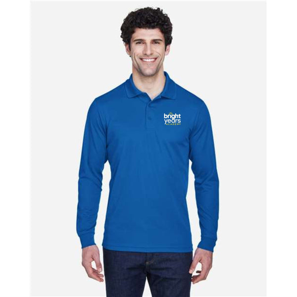 Men's Pinnacle Performance Long Sleeve Piqué Polo