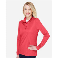 Women's Zone Sonic Heather Performance Quarter-Zip Pullover