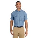 Port & Co™ Short Sleeve Value Denim Shirt